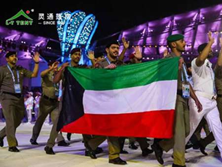 与军运同行，灵通为军运再添色彩