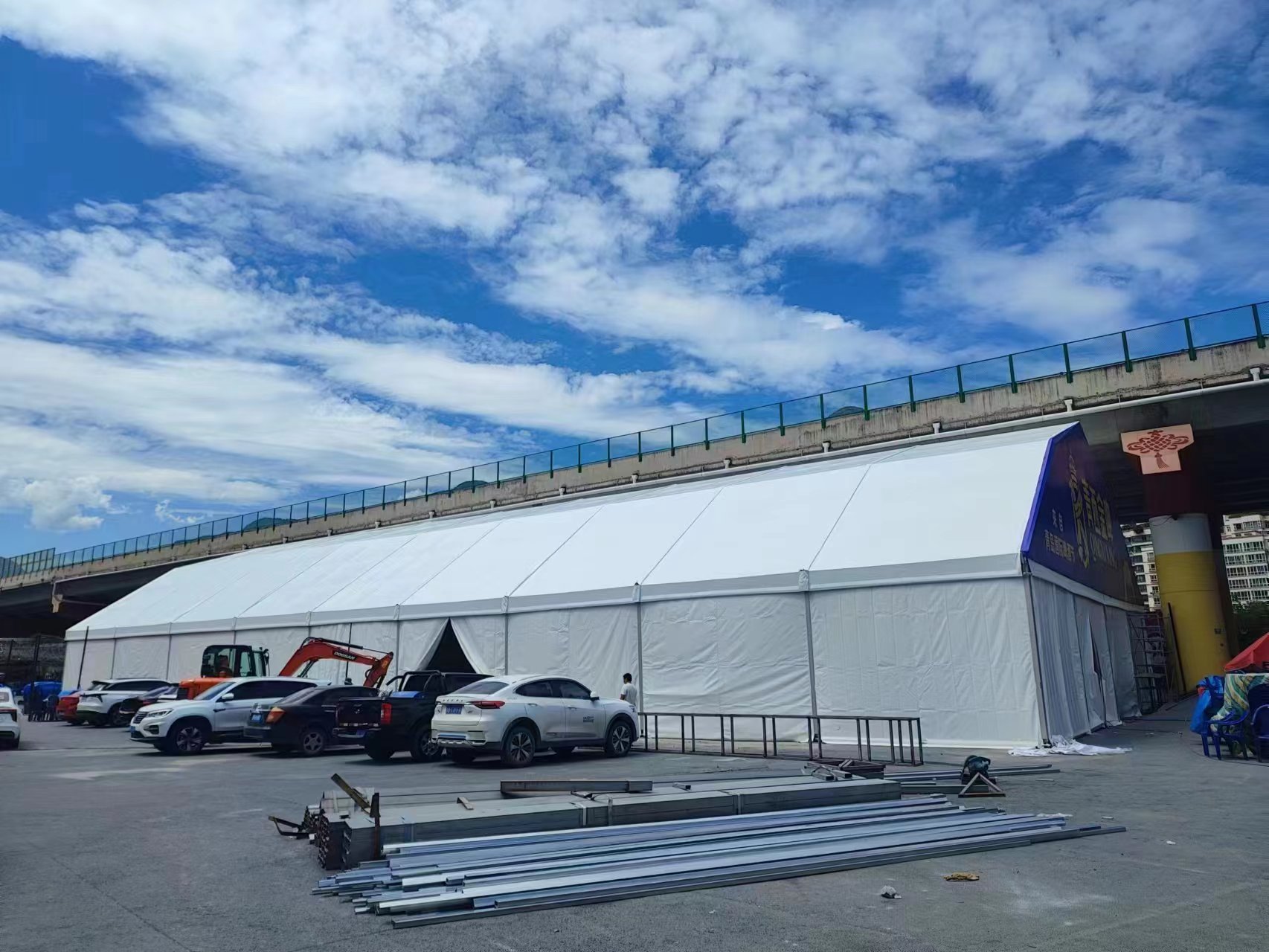 青岛啤酒节——陇南分会场啤酒大棚