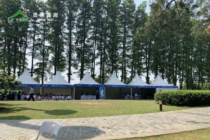 灵通赛事篷房为军运再添色彩