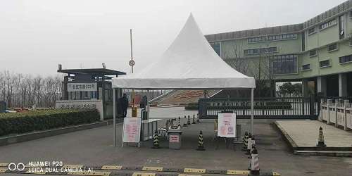 灵通篷房公司有三米到五米防疫.篷房、安检篷房现货