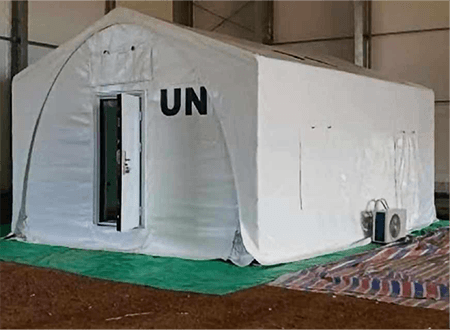 荆州红十字会抗疫帐篷