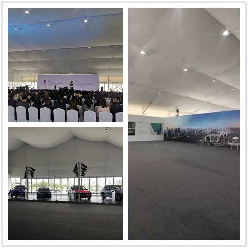 灵通活动篷房助力蔚来落根合肥 灵通活动篷房助力蔚来落根合肥