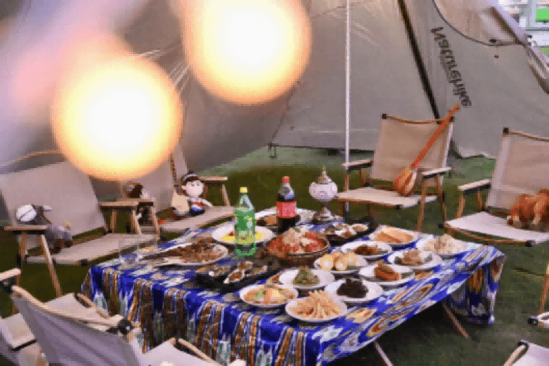 展会篷房会餐区 展会篷房会餐区